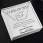Signature Name Necklace with Message Card | 2023 Graduate | Graduation Gift for Her