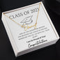 Signature Name Necklace with Message Card | 2023 Graduate | Graduation Gift for Her