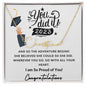 Signature Name Necklace with Message Card | Graduation Gift | Graduation 2023