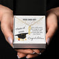 Vertical Name Necklace with Message Card | Graduation 2023 | Funny Graduation Gift for Her