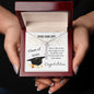 Vertical Name Necklace with Message Card | Graduation 2023 | Funny Graduation Gift for Her