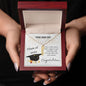 Vertical Name Necklace with Message Card | Graduation 2023 | Funny Graduation Gift for Her