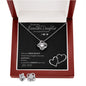 Love Knot & Earring Set | Valentine's Day Gift For My Daughter | Gift for My Daughter | To My Beautiful Daughter | Gifts of Love