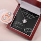 Love Knot & Earring Set | Valentine's Day Gift For My Daughter | Gift for My Daughter | To My Beautiful Daughter | Gifts of Love