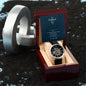 Men's Openwork Watch with Mahogany Box | Gift For Him | Gift for Husband