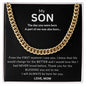 Cuban Link Chain | To My Son | Gift for Son | I Am So Proud of You