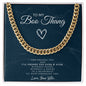 Cuban Link Chain | To My Boo Thang | Gift for Him | Gift for My Man | Gift for My Boo