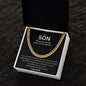 Cuban Link Chain | To My Son | Gift for Son | I Am So Proud of You
