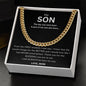 Cuban Link Chain | To My Son | Gift for Son | I Am So Proud of You