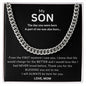 Cuban Link Chain | To My Son | Gift for Son | I Am So Proud of You