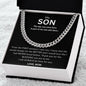 Cuban Link Chain | To My Son | Gift for Son | I Am So Proud of You