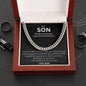 Cuban Link Chain | To My Son | Gift for Son | I Am So Proud of You