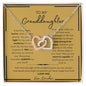 Interlocking Hearts | To My Granddaughter | To Granddaughter from Grandma | I Love My Granddaughter