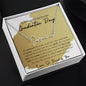 Signature Name Necklace with Message Card | Custom Name Necklace | Graduation Gift for Her | Graduation Gift