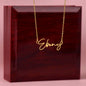 Signature Name Necklace | Graduation Gift for Her | Class of 2023