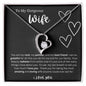 Forever Love Necklace | To My Gorgeous Wife | Valentine's Day Gift | Gift for My Love | Gifts of Love | Heart Necklace | Forever Love