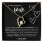 Forever Love Necklace | To My Gorgeous Wife | Valentine's Day Gift | Gift for My Love | Gifts of Love | Heart Necklace | Forever Love