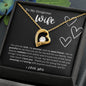 Forever Love Necklace | To My Gorgeous Wife | Valentine's Day Gift | Gift for My Love | Gifts of Love | Heart Necklace | Forever Love