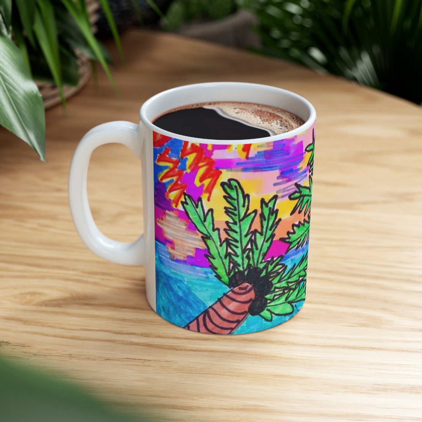 PALM TREES & VITAMINS SEA MUG 11oz