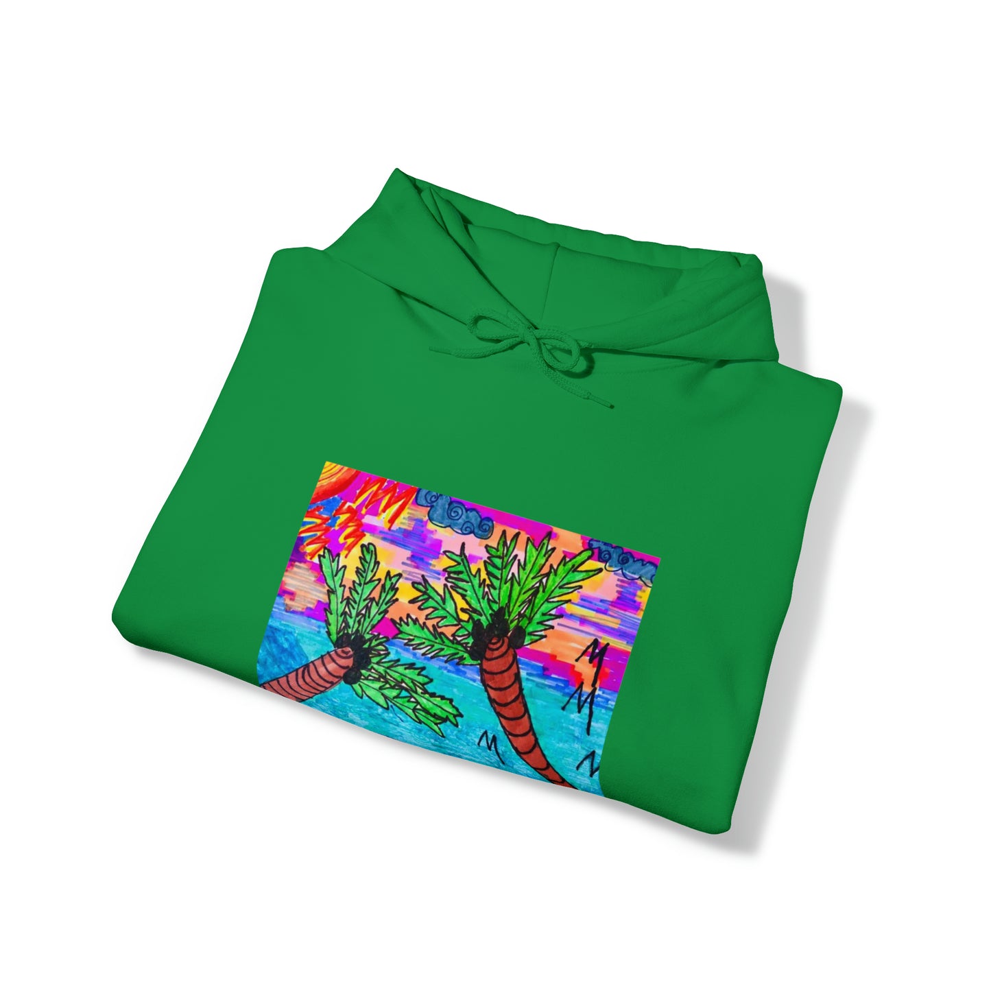 PALM TREES & VITAMIN SEA Heavy Blend™ Hooded Sweatshirt