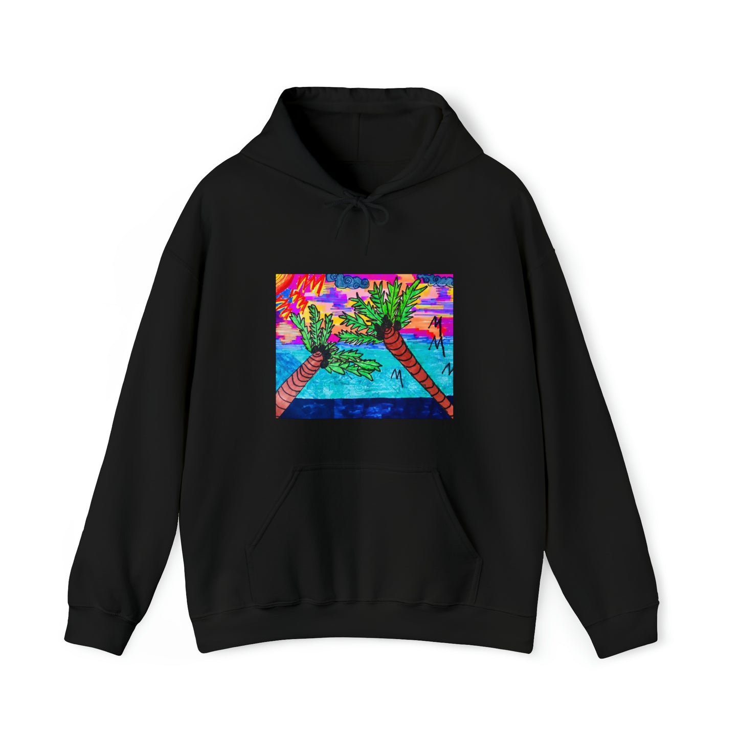 PALM TREES & VITAMIN SEA Heavy Blend™ Hooded Sweatshirt