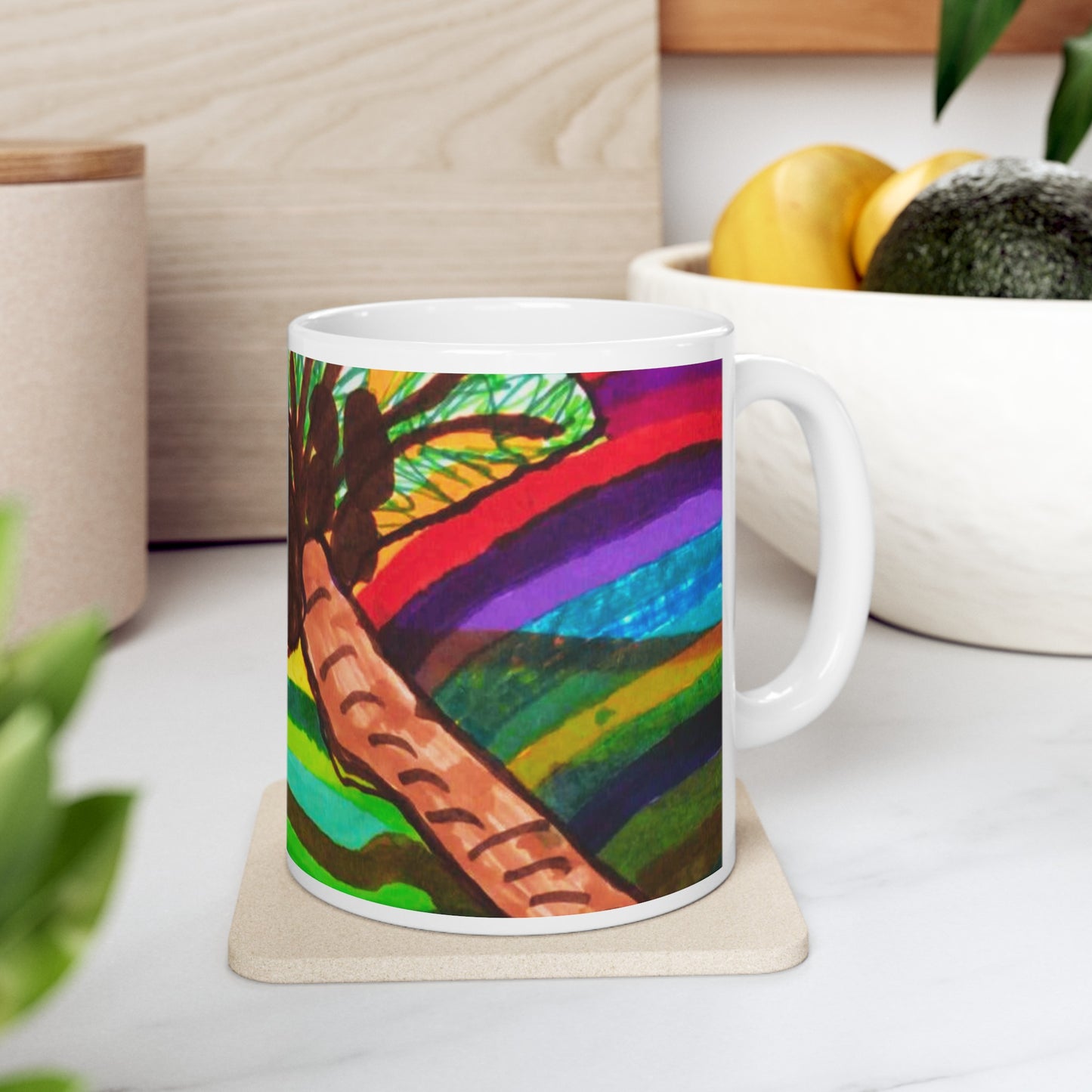 BEAUTIFUL PORTALS | TROPICAL MUG | SUPPORT YOUNG ARTISTS | ART WITH A CAUSE | CHILDREN'S ART