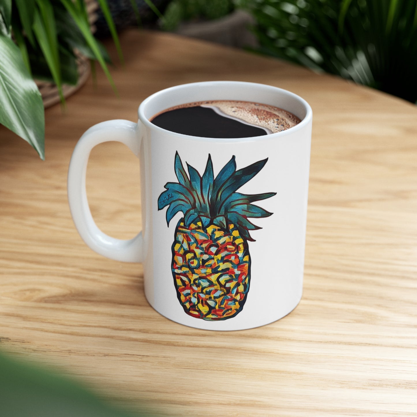 La Piña  by Ikaika Malu Coffee Mug 11oz