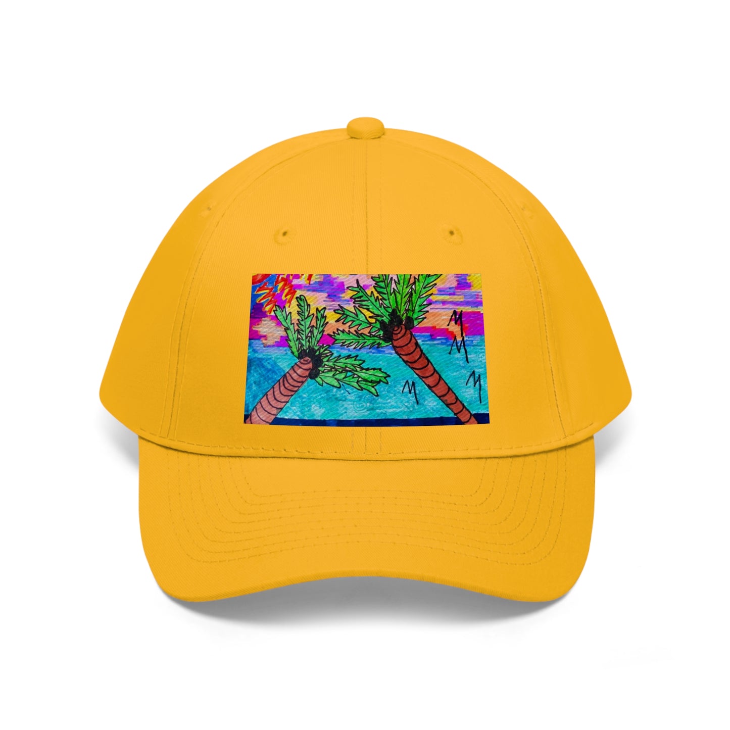 Palm Trees & Vitamin Sea Unisex Twill Hat