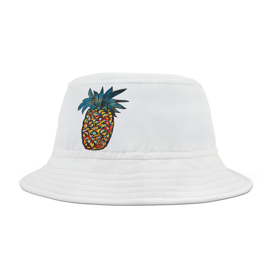 Pinapple Bucket Hat | Support Young Artist | Art by Ikaika Malu