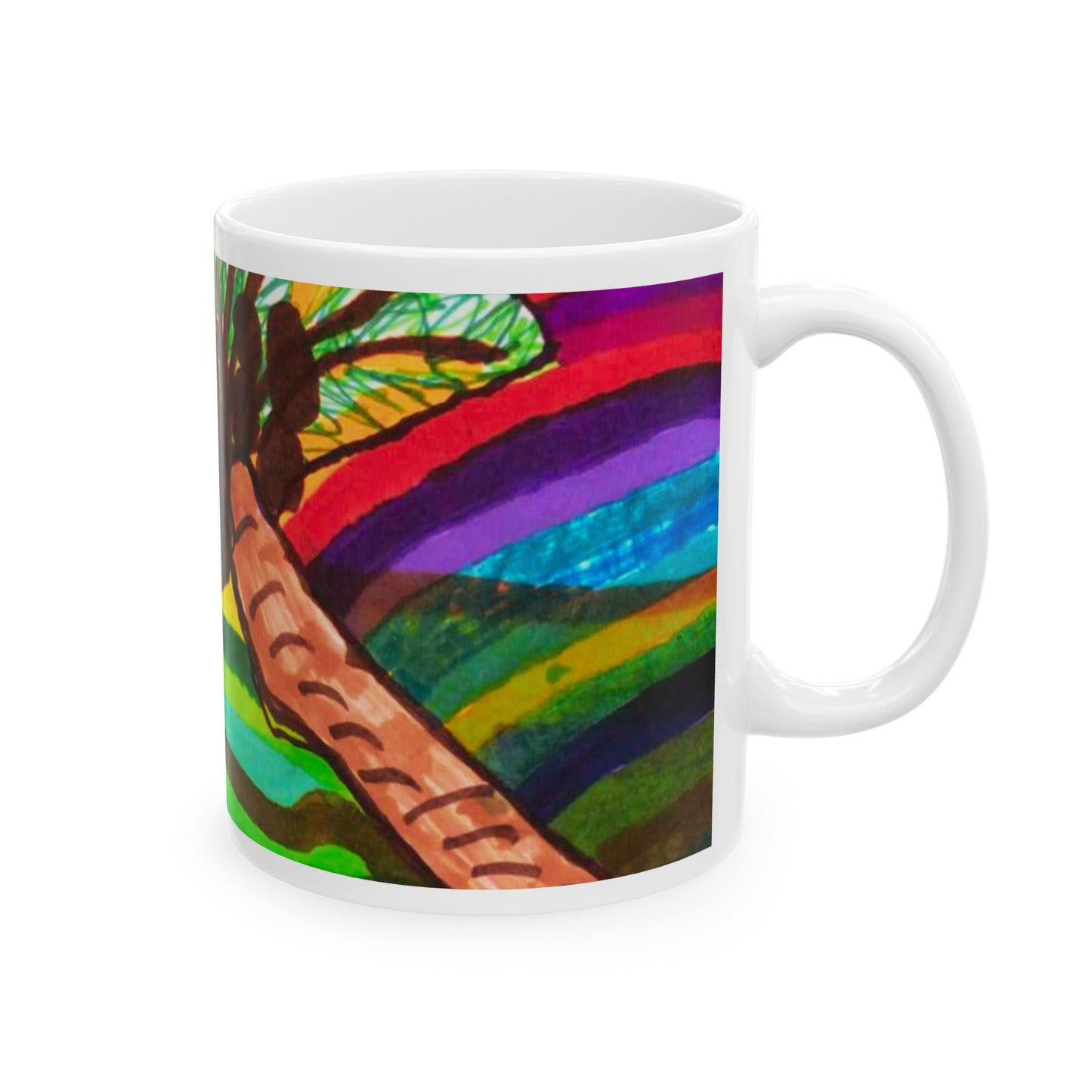 BEAUTIFUL PORTALS TROPICAL MUG | SUPPORT YOUNG ARTISTS | CHILDREN'S ART | CHARITY