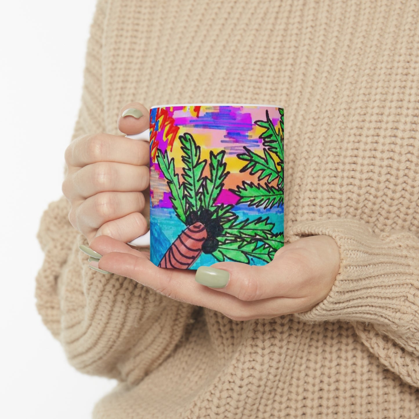 PALM TREES & VITAMINS SEA MUG 11oz