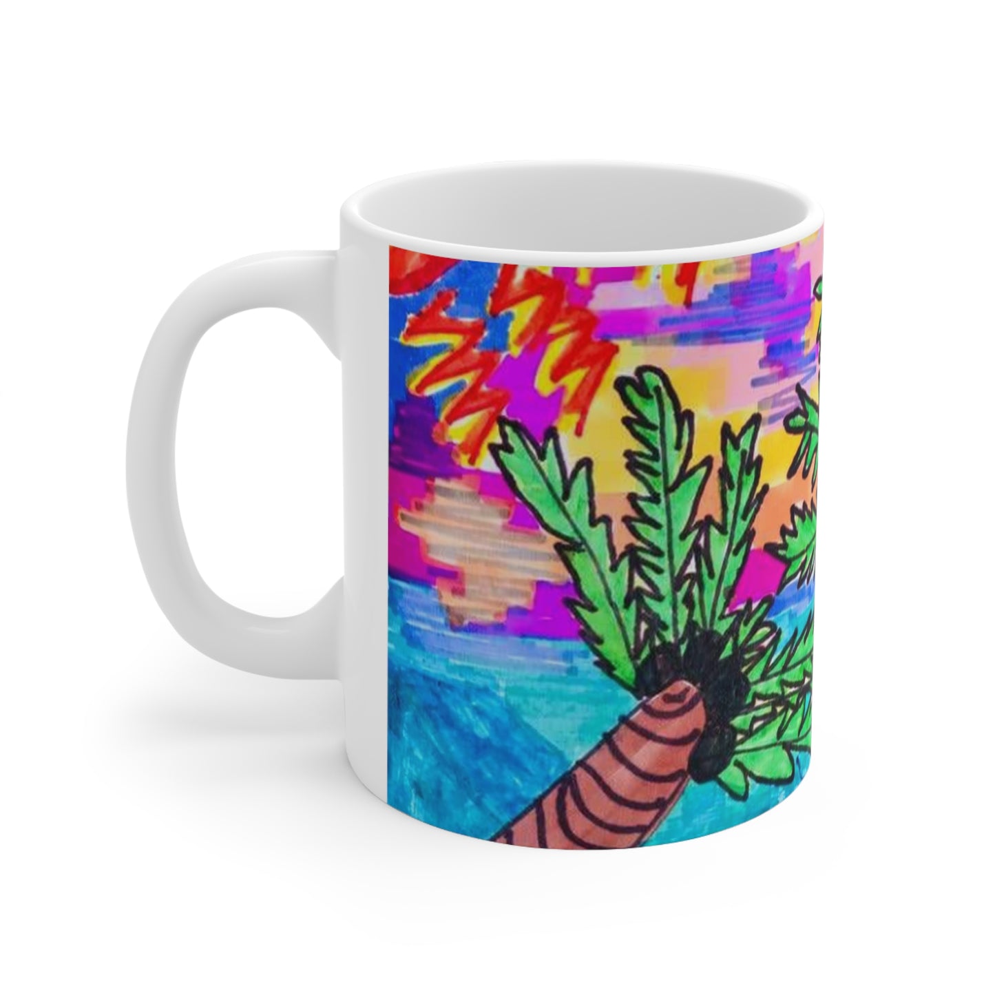 PALM TREES & VITAMINS SEA MUG 11oz