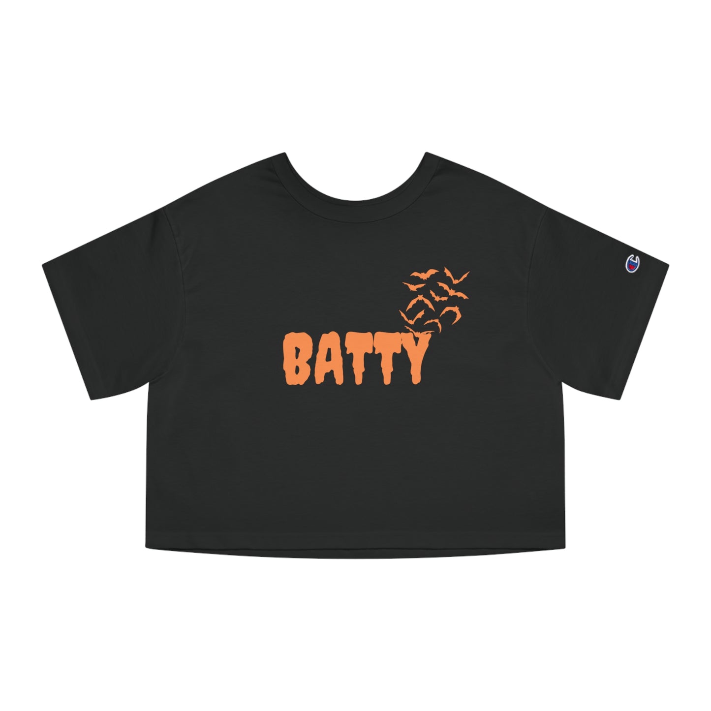 BATTY Champion Cropped Halloween T-Shirt