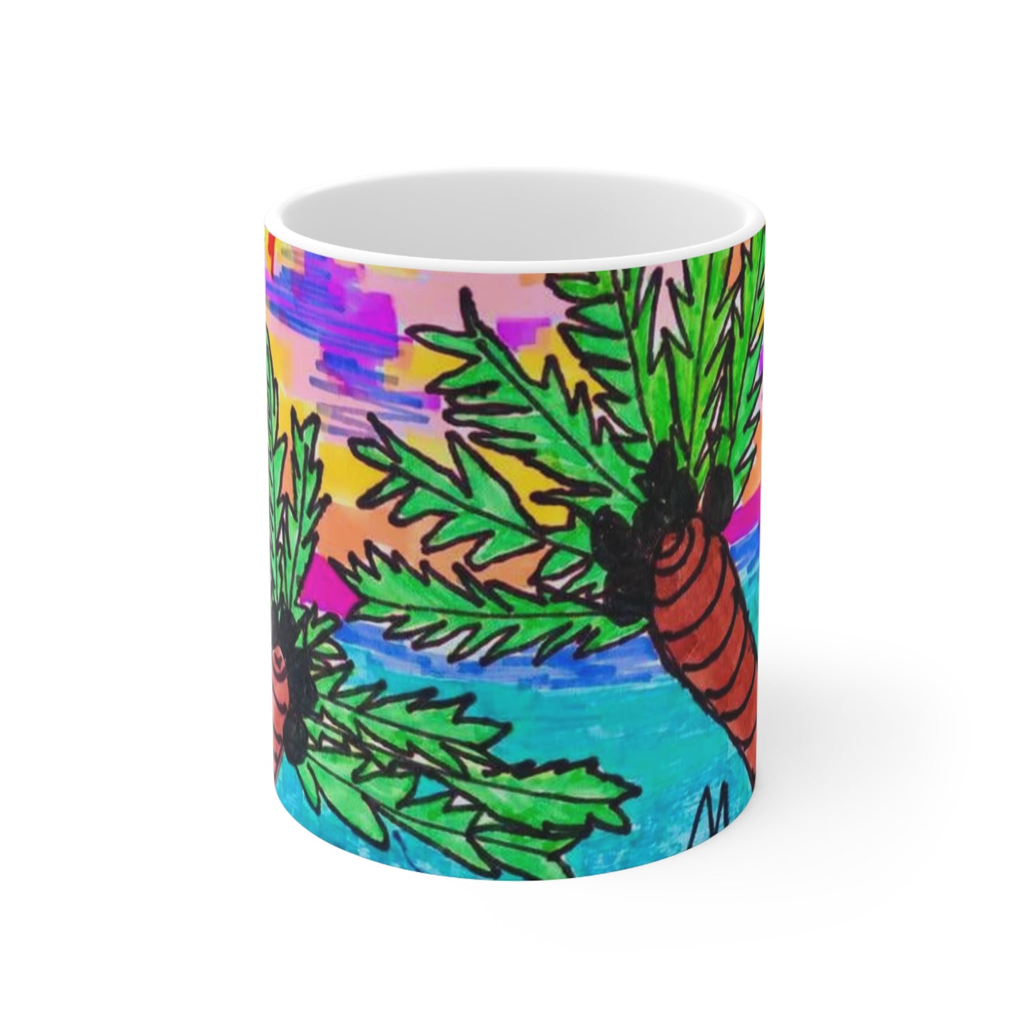 PALM TREES & VITAMINS SEA MUG 11oz