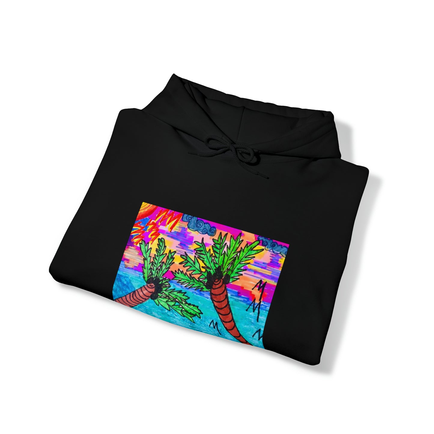 PALM TREES & VITAMIN SEA Heavy Blend™ Hooded Sweatshirt