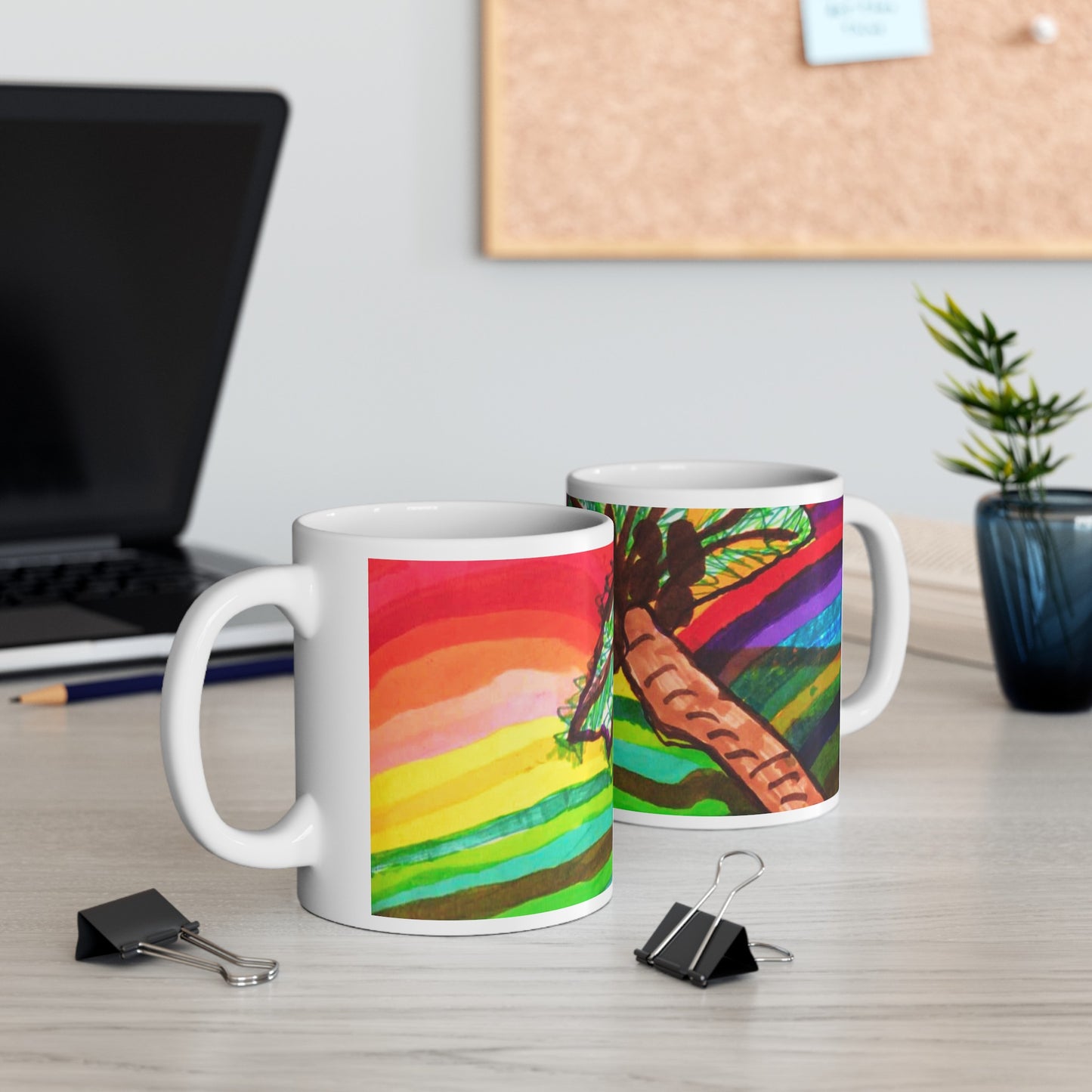 BEAUTIFUL PORTALS | TROPICAL MUG | SUPPORT YOUNG ARTISTS | ART WITH A CAUSE | CHILDREN'S ART