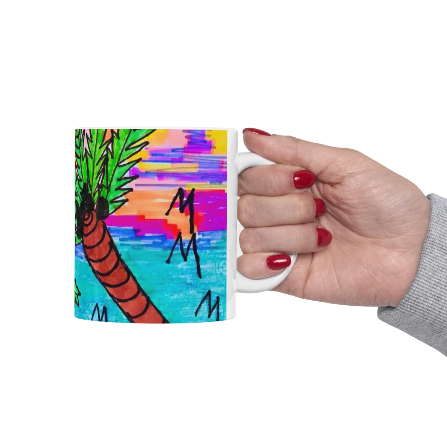 PALM TREES & VITAMINS SEA MUG 11oz