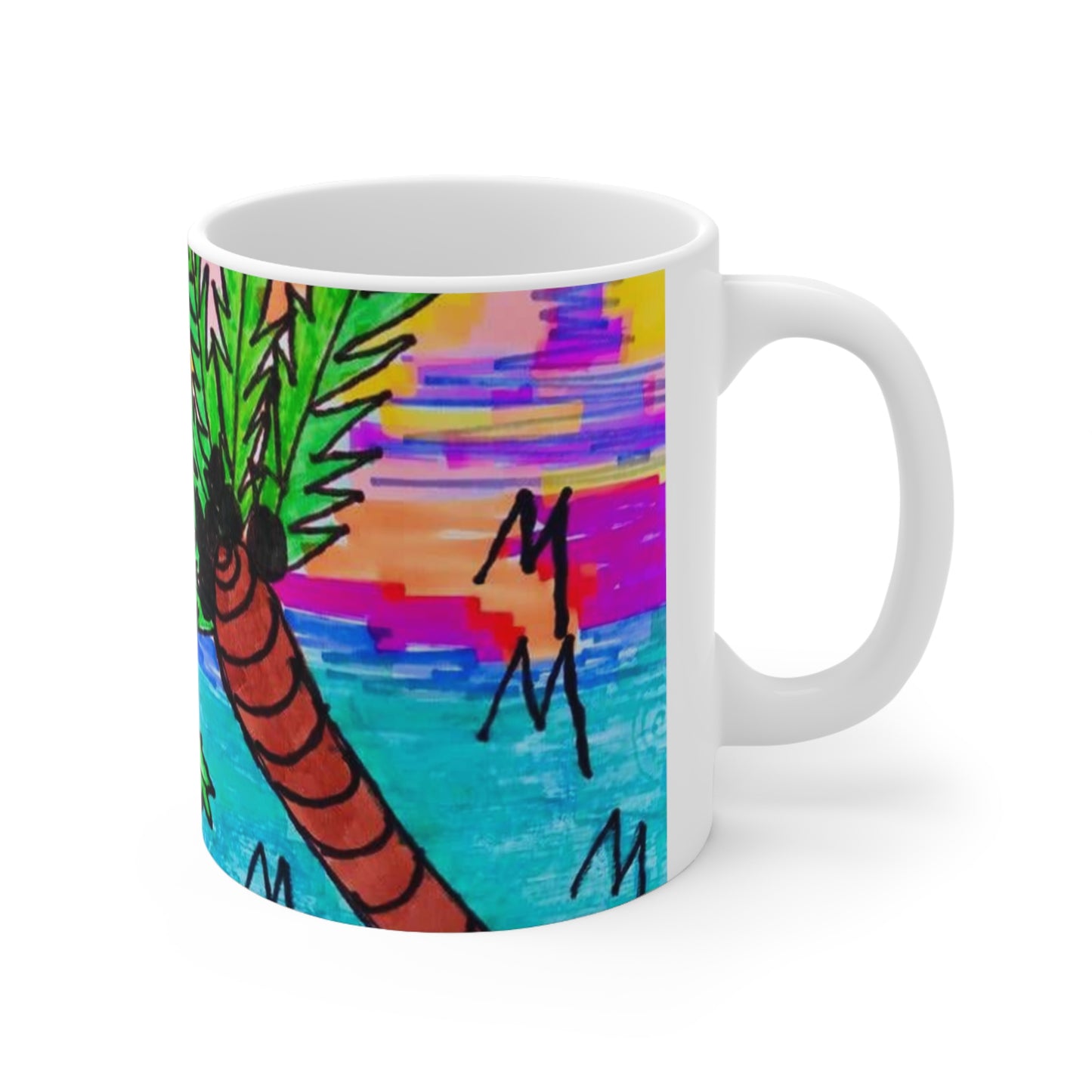 PALM TREES & VITAMINS SEA MUG 11oz