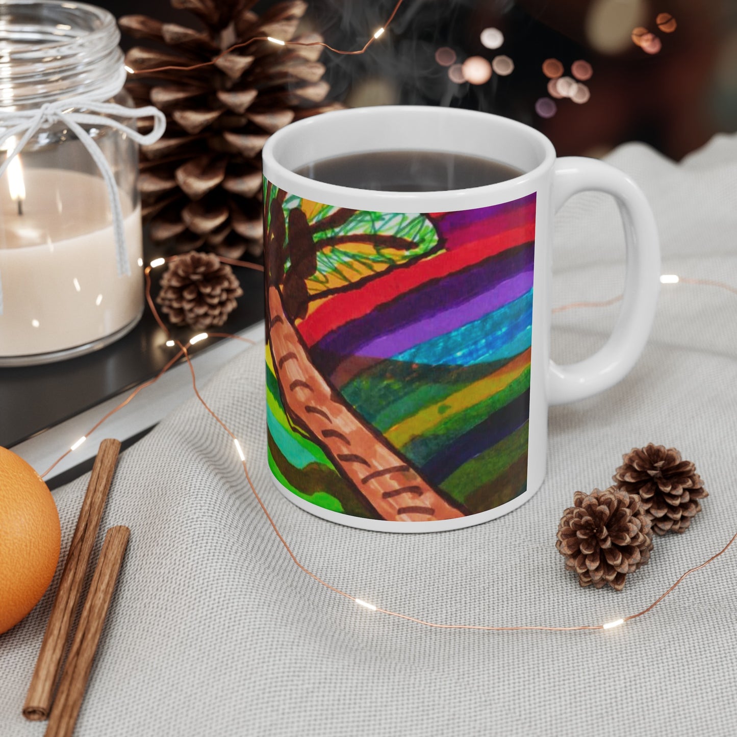 BEAUTIFUL PORTALS | TROPICAL MUG | SUPPORT YOUNG ARTISTS | ART WITH A CAUSE | CHILDREN'S ART