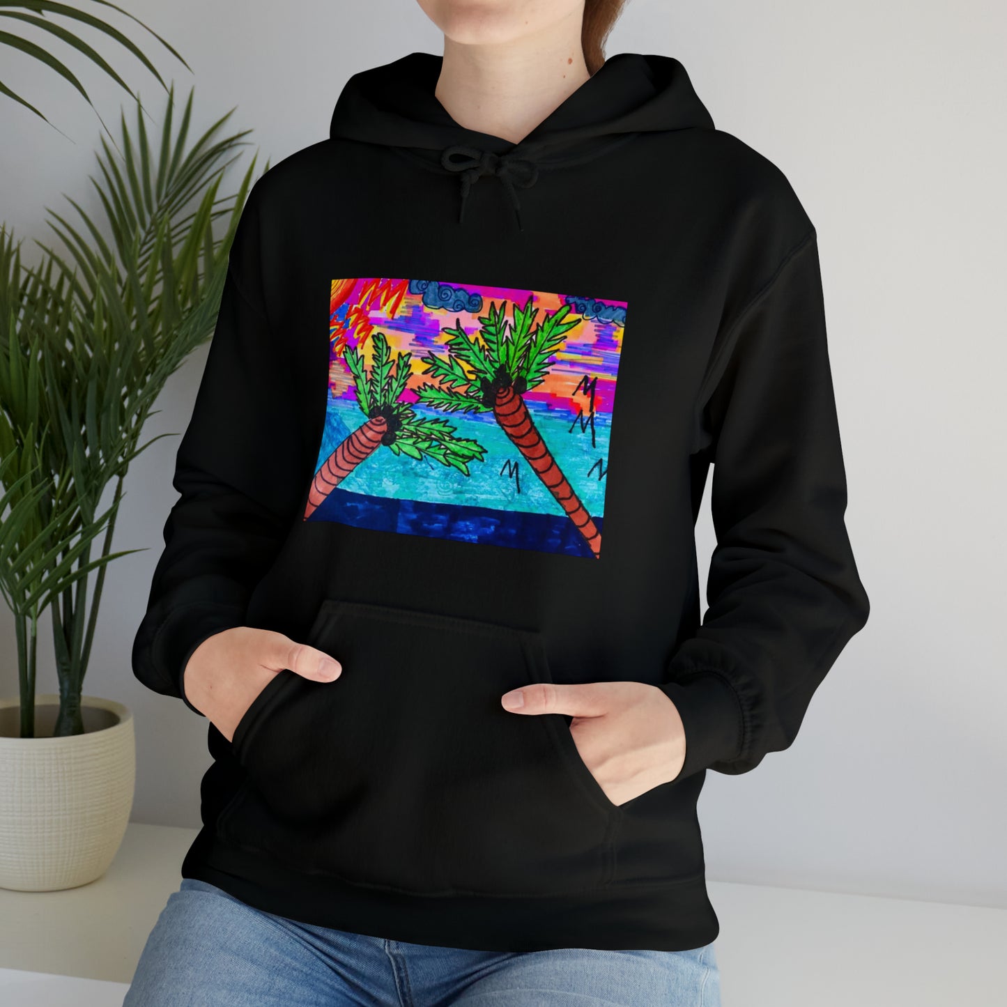 PALM TREES & VITAMIN SEA Heavy Blend™ Hooded Sweatshirt