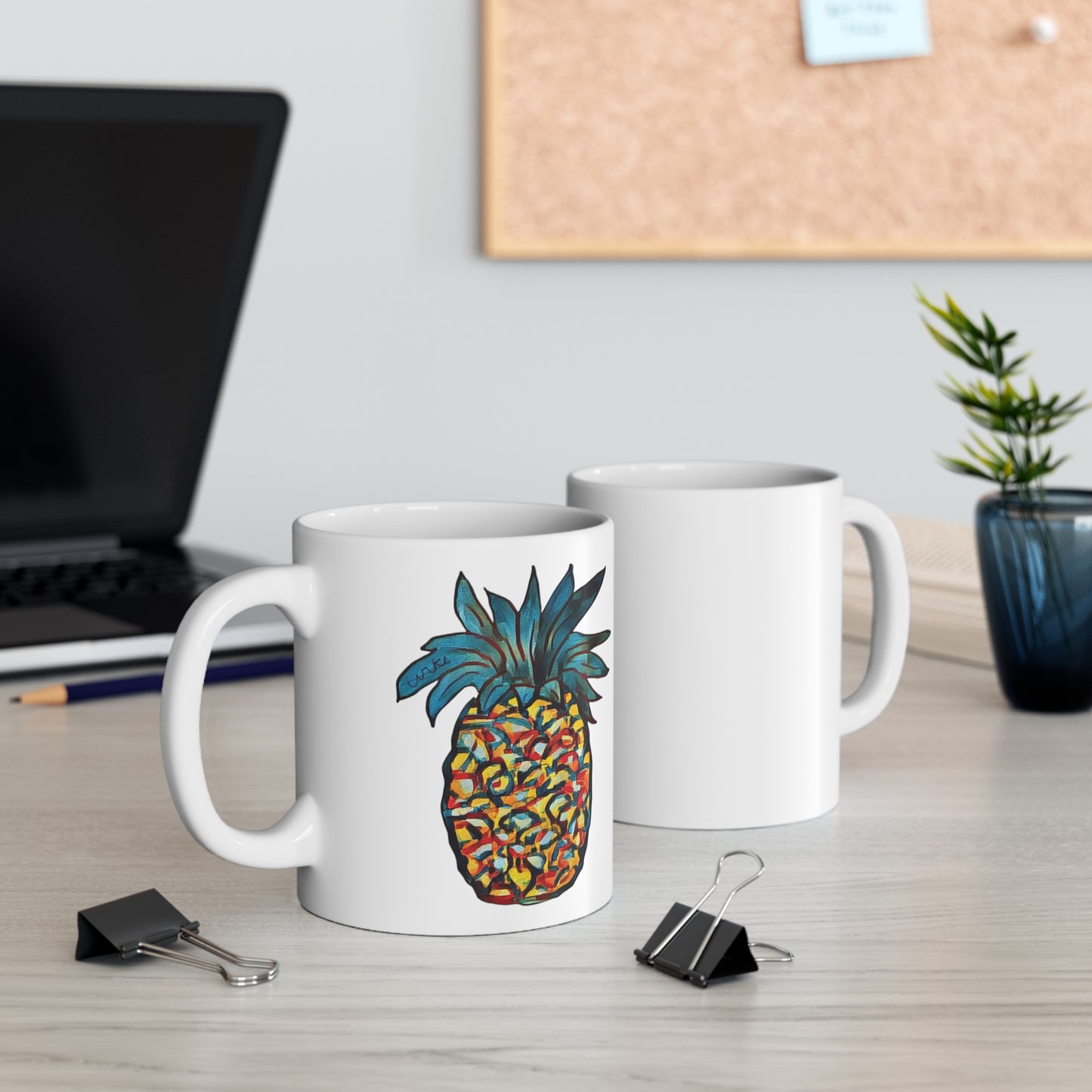 La Piña  by Ikaika Malu Coffee Mug 11oz