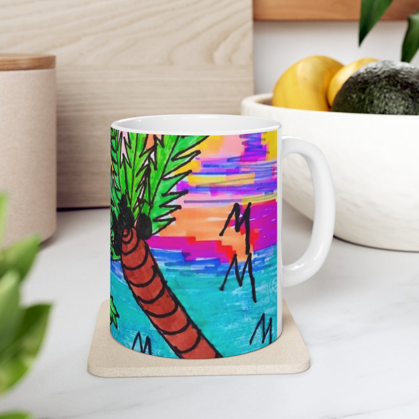 PALM TREES & VITAMINS SEA MUG 11oz