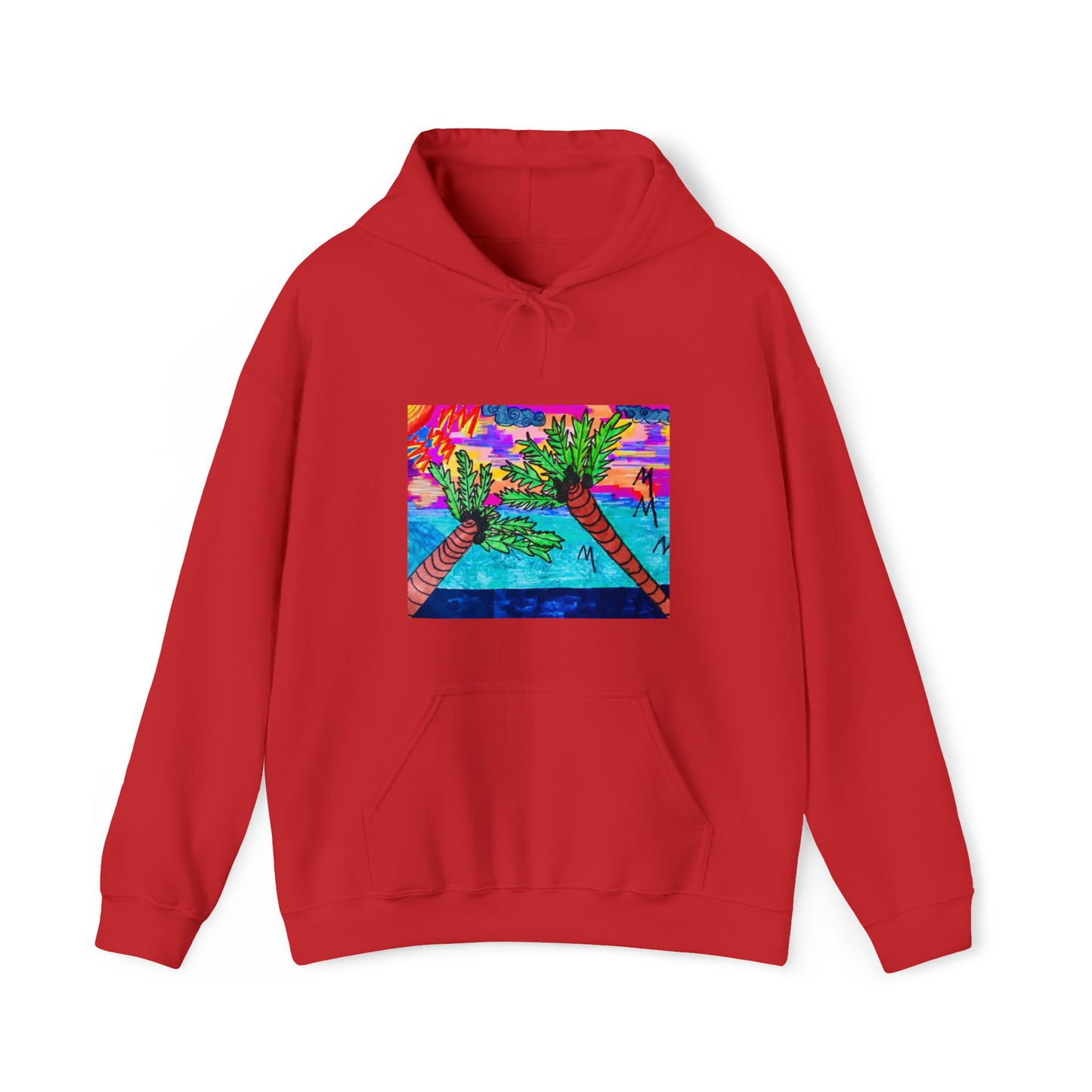 PALM TREES & VITAMIN SEA Heavy Blend™ Hooded Sweatshirt