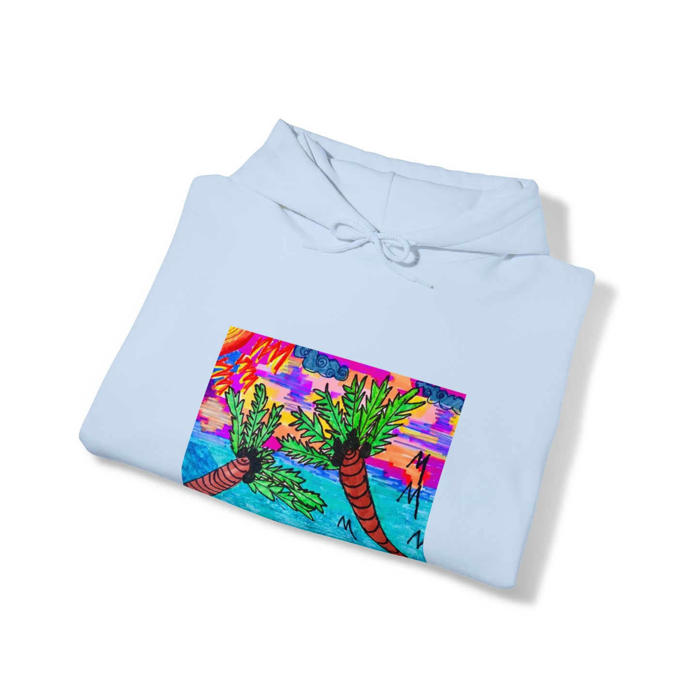 PALM TREES & VITAMIN SEA Heavy Blend™ Hooded Sweatshirt