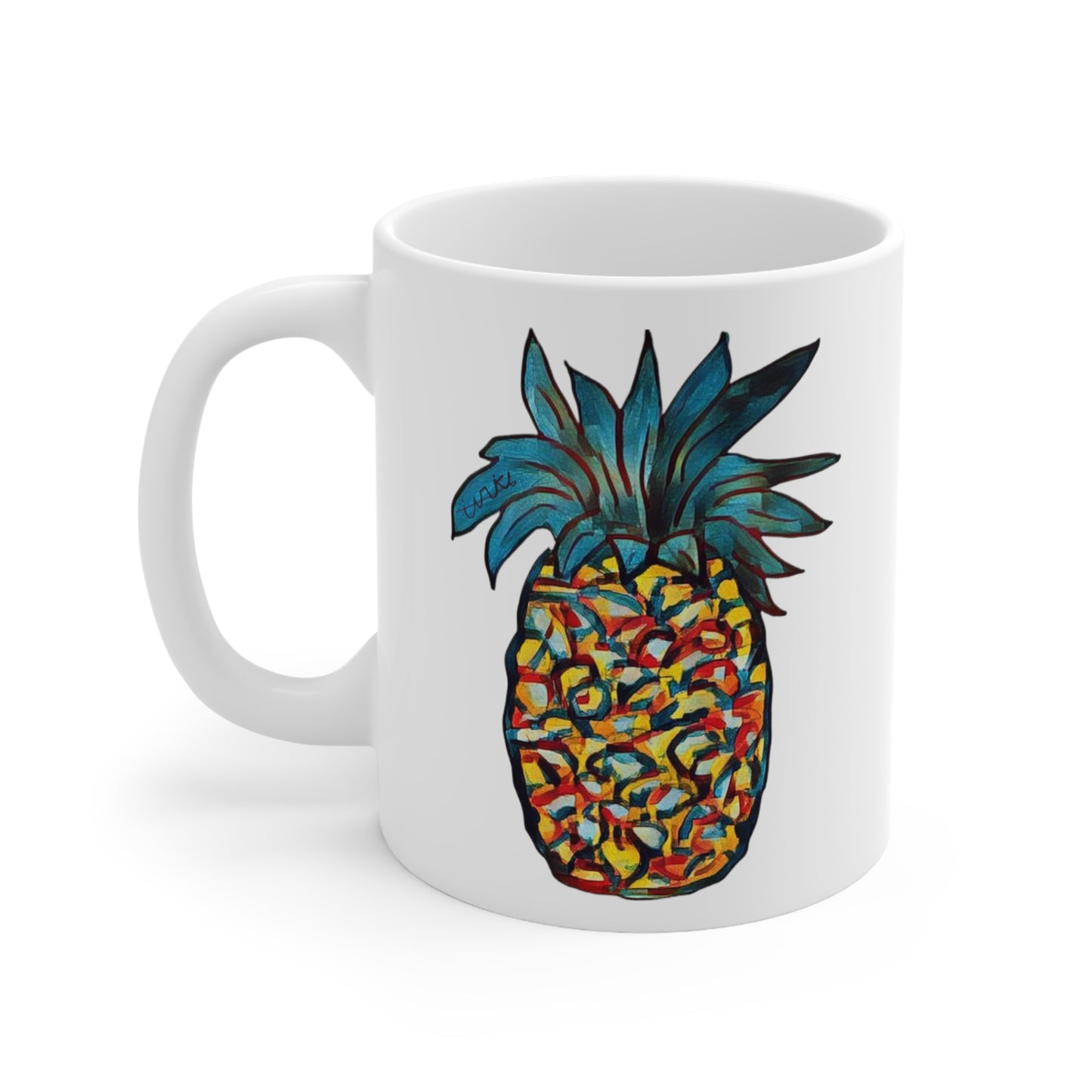 La Piña  by Ikaika Malu Coffee Mug 11oz