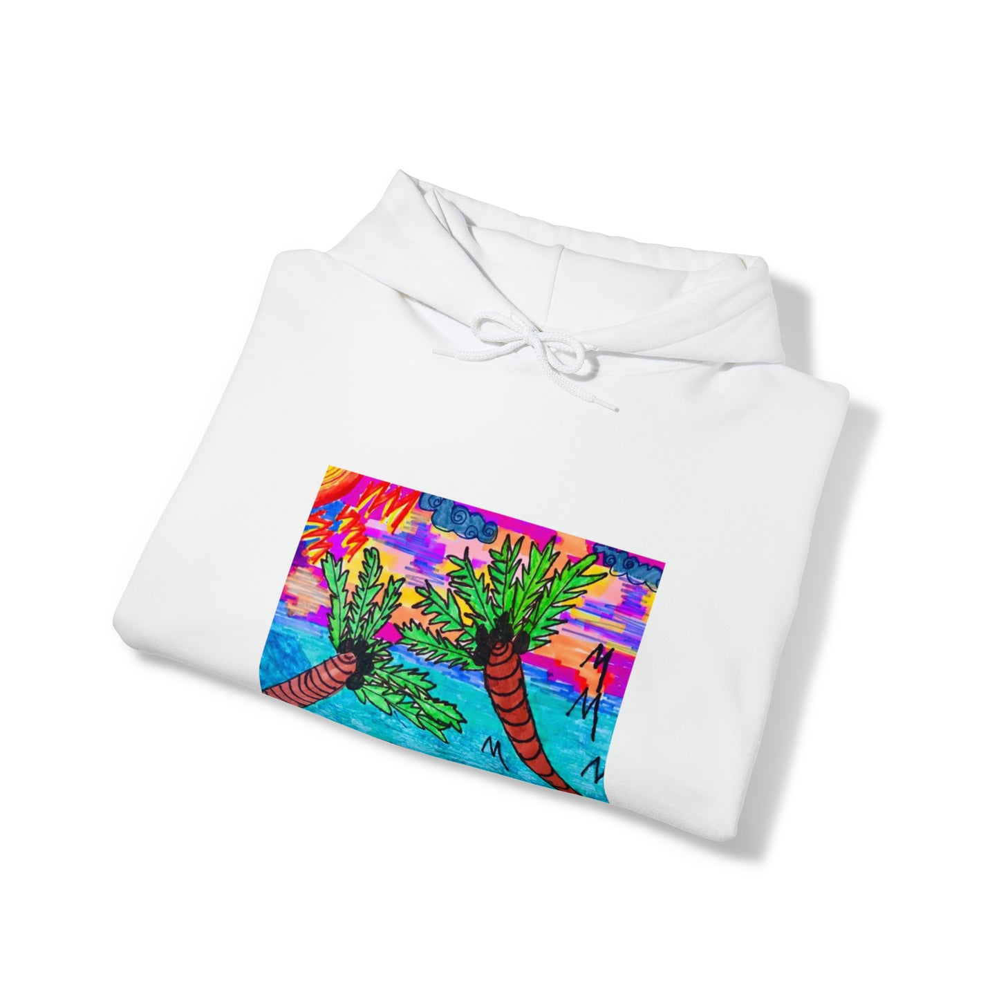 PALM TREES & VITAMIN SEA Heavy Blend™ Hooded Sweatshirt