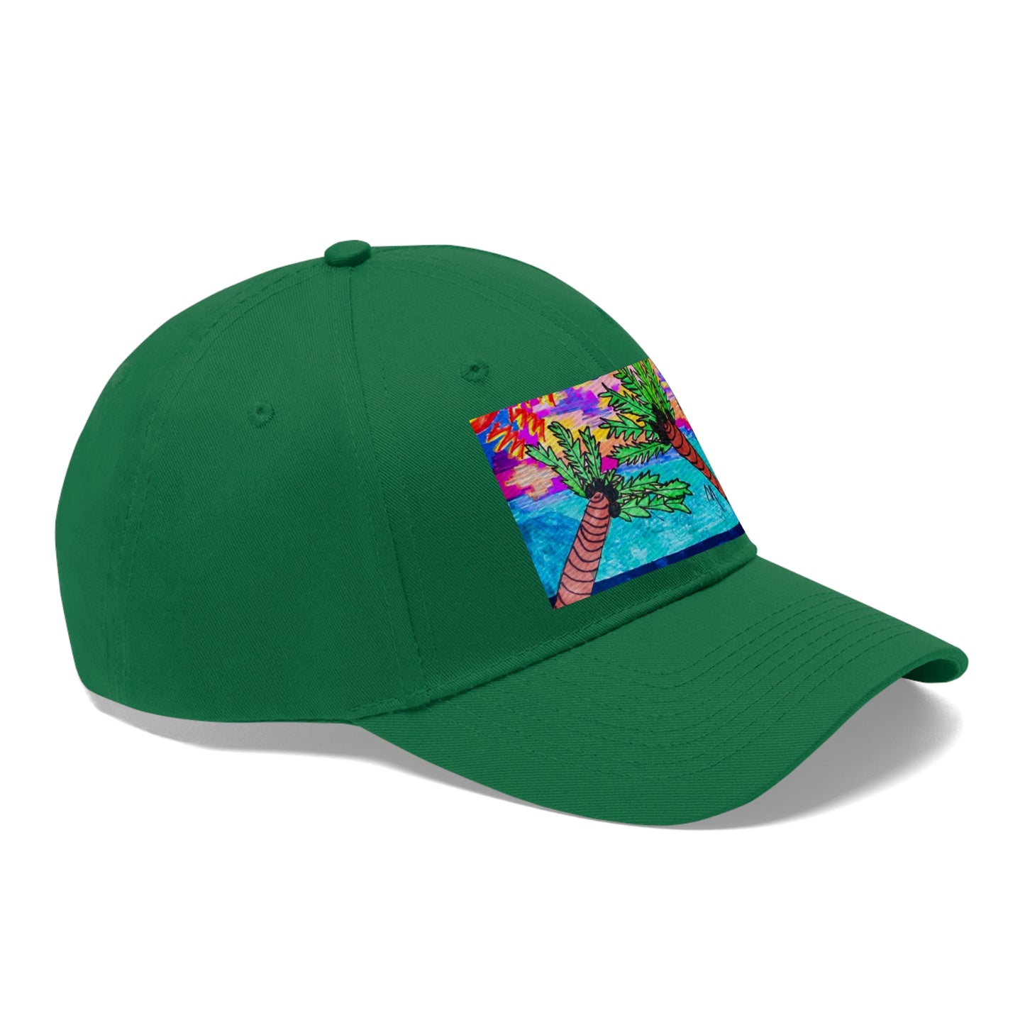 Palm Trees & Vitamin Sea Unisex Twill Hat