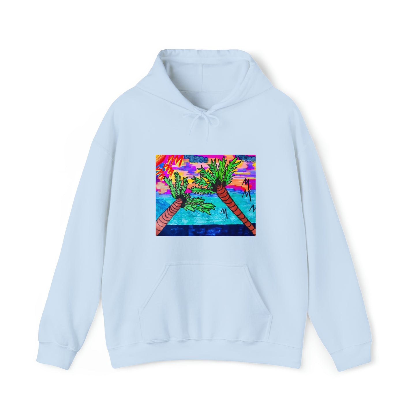 PALM TREES & VITAMIN SEA Heavy Blend™ Hooded Sweatshirt