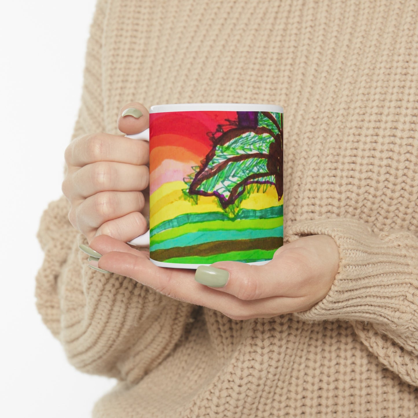 BEAUTIFUL PORTALS | TROPICAL MUG | SUPPORT YOUNG ARTISTS | ART WITH A CAUSE | CHILDREN'S ART