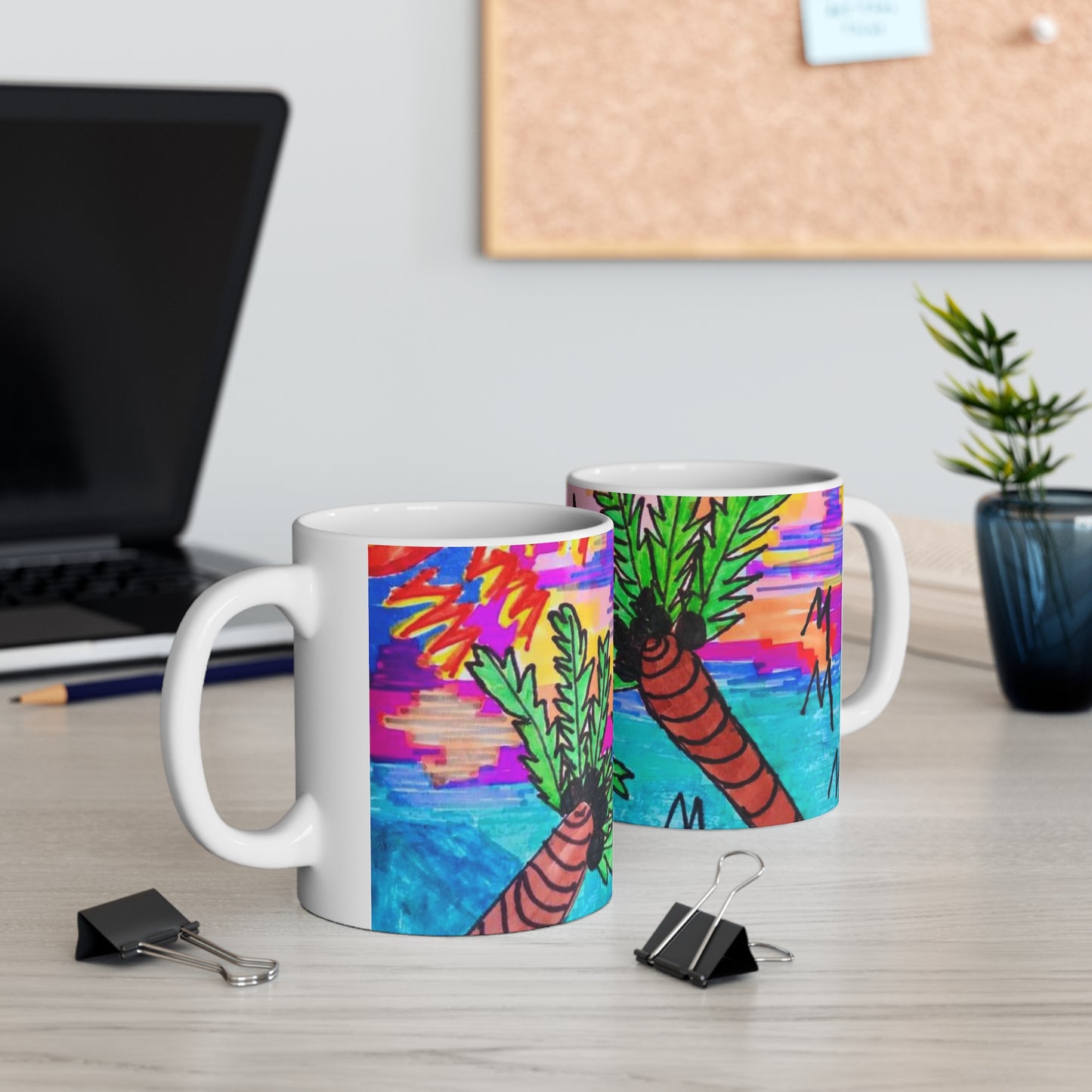 PALM TREES & VITAMINS SEA MUG 11oz